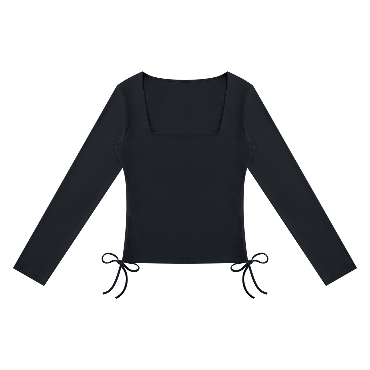 Women's Ruched Square Neck T-Shirt