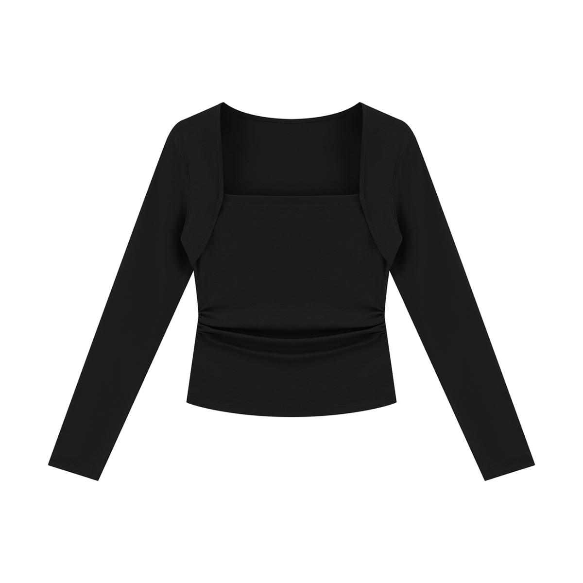 Women's Ruched Long Sleeve T-Shirt