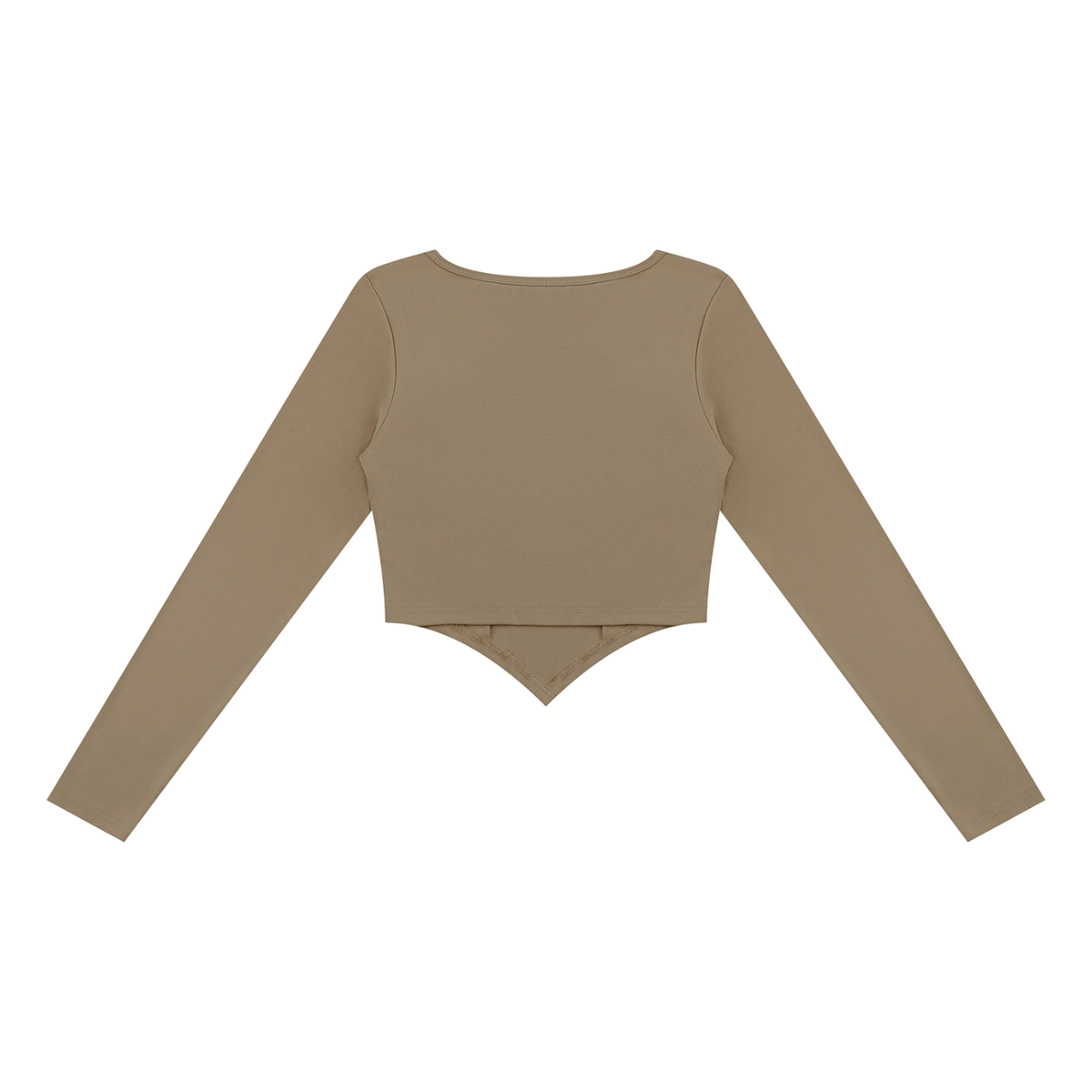 Women's Square Neck Cropped T-Shirt
