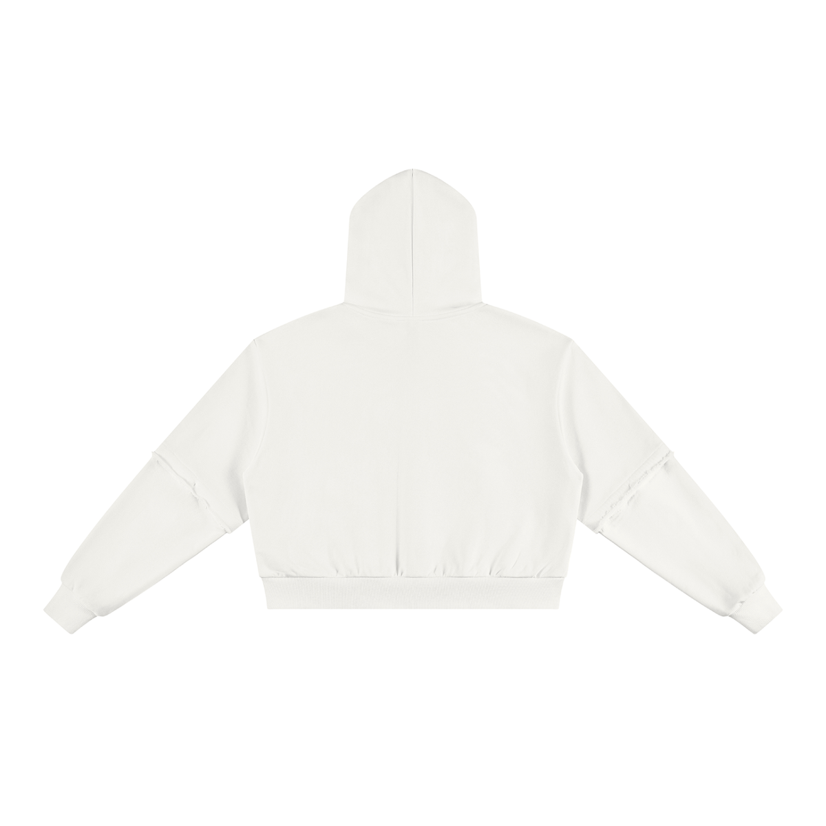 Women's Vintage Wash Detachable Sleeves Hoodie