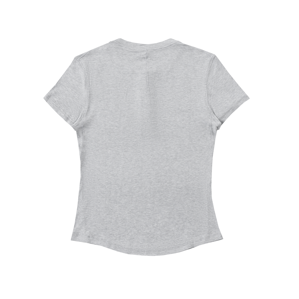 Modal Bodycon Henley Shirt