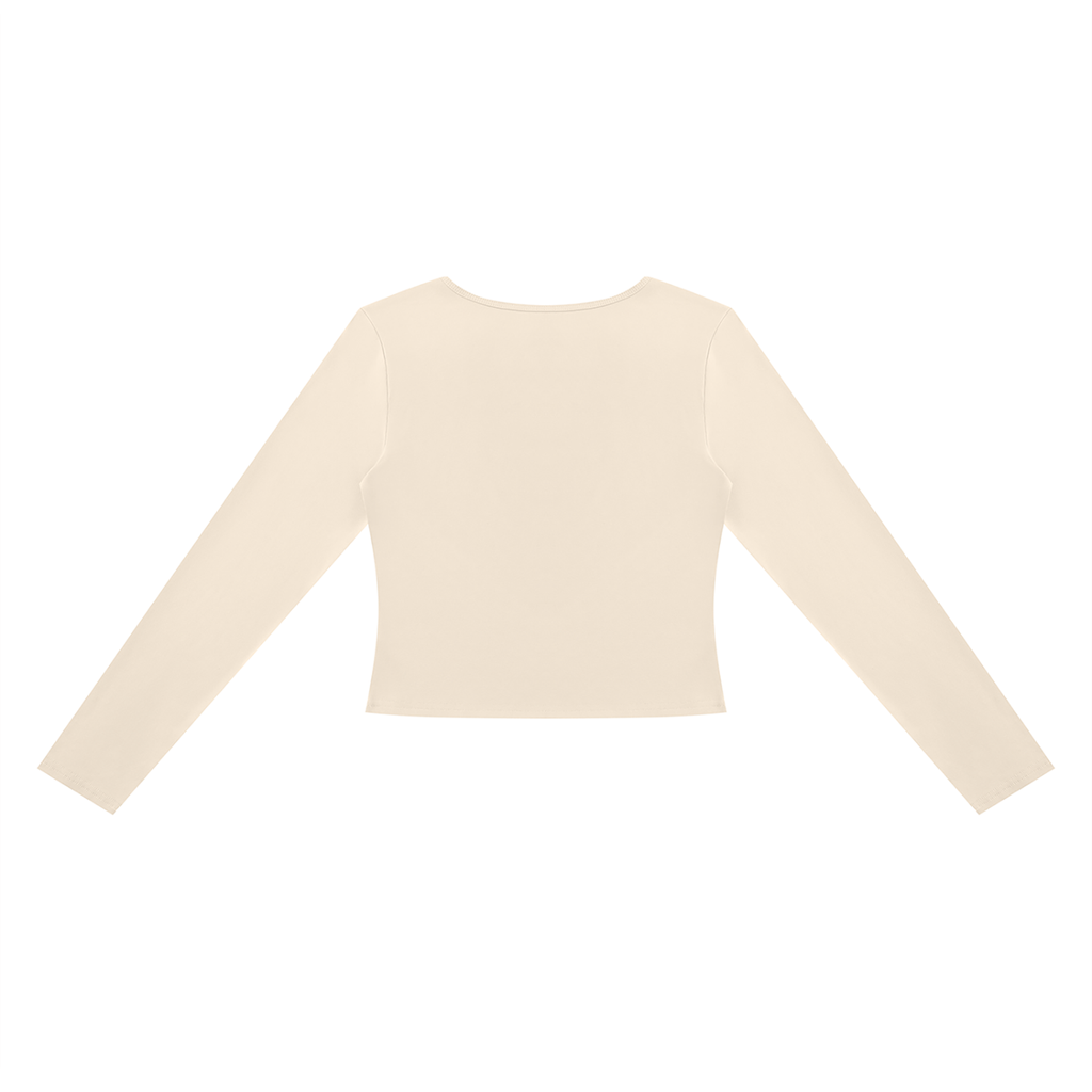Women's Cutout Long Sleeve T-Shirt