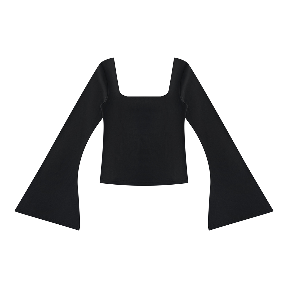 Women's Ruched Bell Sleeve T-Shirt